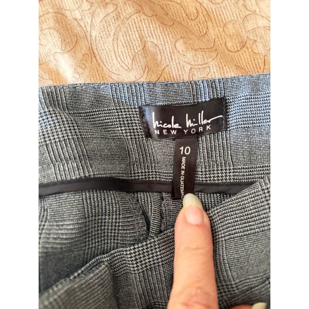Nicole Miller Gray Pants Size 10 - Picture 3 of 6